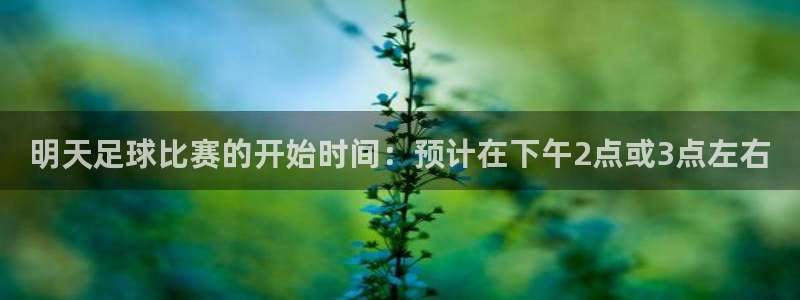 明天足球比赛的开始时间：预计在下午2点或3点左右