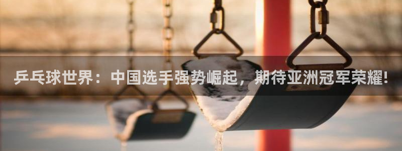 乒乓球世界：中国选手强势崛起，期待亚洲冠军荣耀!